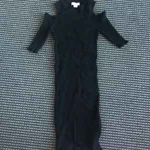 FOREVER 21 skin tight black dress